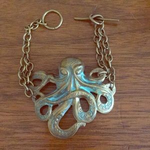 Octopus statement bracelet